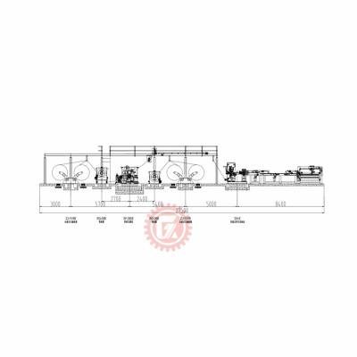 China machinery & Hardware Best Selling New 2 Ply Carton Conditional Corrugated Facer Machine Line for sale