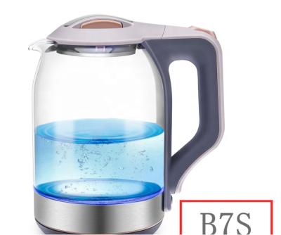 China 360 Degree Base FZY-B7S 1.8L 1500W High Quality Cordless Electric Glass Tea Kettle Rotating Water Home Kitchen Appliance for sale