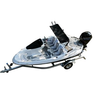 China fiberglass ce certification 16ft water sport speed boat made in china for wholesales for sale