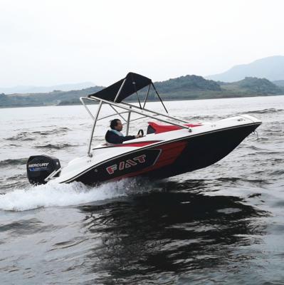 China Pleasure Craft Party / Water People Fiberglass Hull Speed ​​Boat for sale