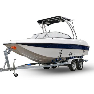 China Hot Selling 5.8m 19ft Fiberglass Speed ​​Boat Yacht Boat For Sale for sale