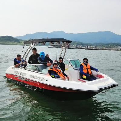 China 19FT Fiberglass Outdoor Motor Pleasure Speed ​​Boat Flit-580 for sale