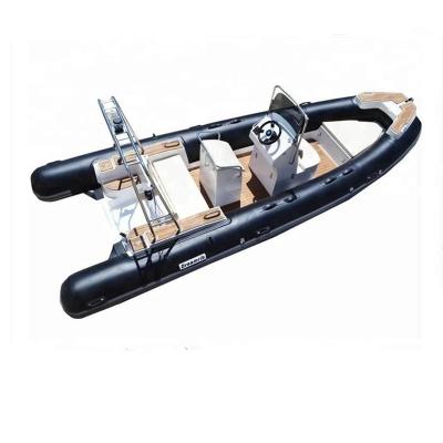 China Customized size hapylon rib fiberglass inflatable fishing boat for sale for sale