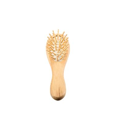 China Wholesale New Product Cushion Pad Natural Bamboo Hair Brush Mini Size Wooden Hair Brush For Moving for sale