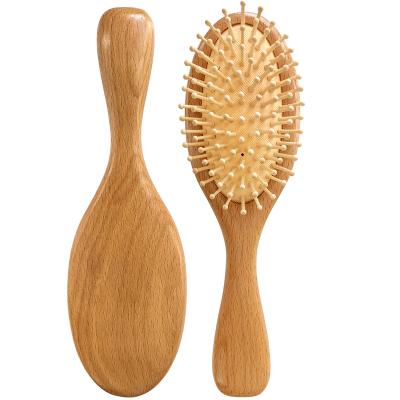 China High Quality Professional Hair Brush Pad Cushion Paddle Anti Static Static With Logo Massage Paddle Eco-friendly Wood Brush for sale