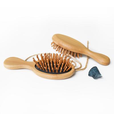 China Best Cushion Quality Hair Brush Suitable For Air Cushion Hair Bamboo Logo Paddle Brush Customized By Baby Size for sale