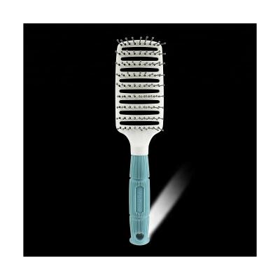 China Private Label Nylon Needle Plastic Silica Gel Hair Duct Brushes High Quality Easy Detangling Hair Dryer Duct Brush Quick for sale