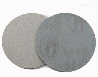 China For 7Inch Metal Sander Round Aluminum Oxide Sandpaper White Abrasive Sanding Paper Orbit for sale