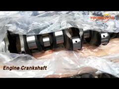 Excavator Diesel Engine Crankshaft Alloy Steel For J08C / J08E