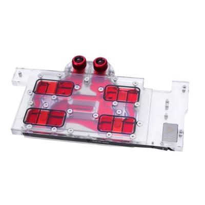 China RGB Support Barrow Graphics Card GPU Block For ASUS DUAL RTX 3070, VGA Cooler M/B 5V ARGB SYNC Aurora, BS-ASD3070-PA for sale