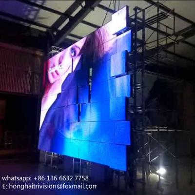 China moving led screen panels for creative stage backdrop for sale