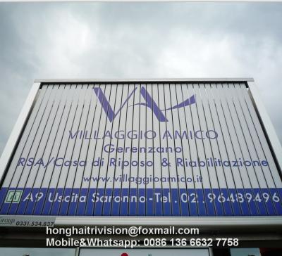 China Advertisement outdoor pole standing aluminium trivision billboard prices for sale