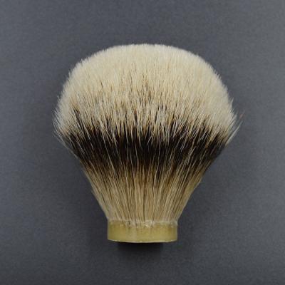 China Super Slivertip Badger Hair Shaving Brush Knots Fan Shape And Ball Shape for sale