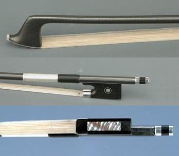 China Carbon Fiber Stick Horsehair Violin Bow Lizard Skin Grip # CF860 for sale