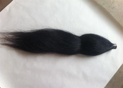 China Mixed Colors Horse Mane And Tail Extensions Black False Tail for sale