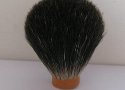 China Natural Black Pure Badger Hair Shaving Brush Knot Replacement for sale