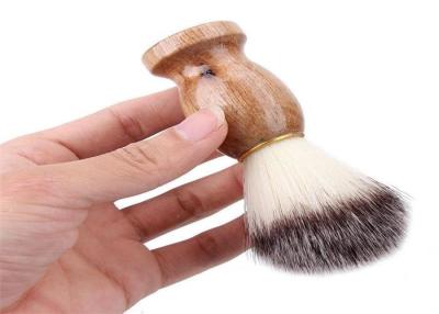 China Fashion Men Shaving Brush with Badger Hair Wood Handle Razor Barber Tool for sale