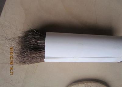 China Mixed Grey Color Un-Cut Horse Mane Hair 16CM For Making Brush for sale