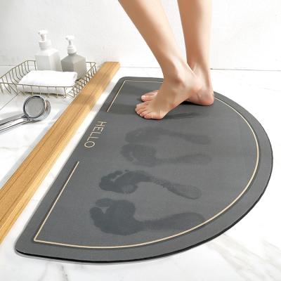 China DAJIANG Modern Indoor Door Mat Complements Luxury Non Slip Bath Mat Soft Absorbent Shower Bathroom Covers Set for sale