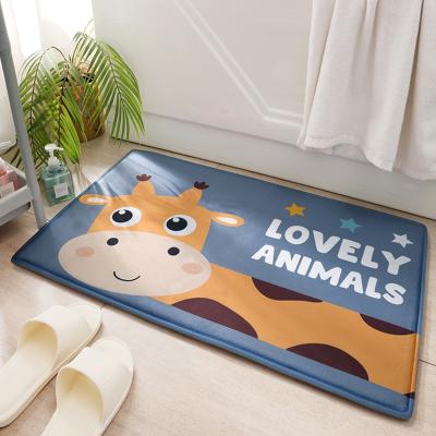 China DAJIANG Falley Washable Cape Cover Cute Cartoon Cushion Mats BATH MAT for sale