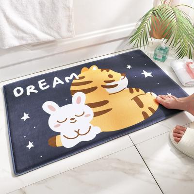 China DAJIANG Falley Washable Cape Cover Cute Cartoon Cushion Mats BATH MAT for sale