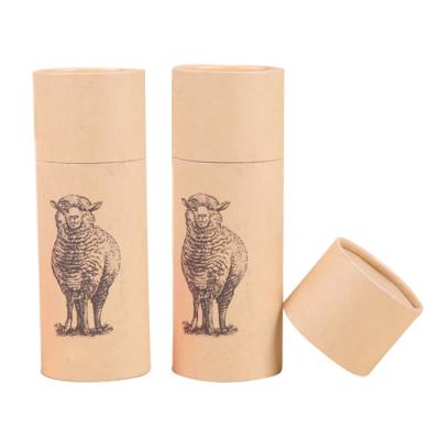 China Fashion Recyclable Exquisite Kraft Cardboard Paper Tube Packaging Paper Tube Customization for sale