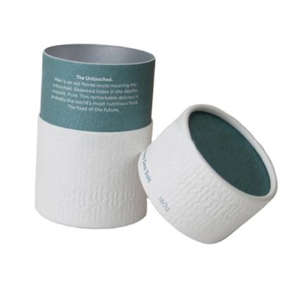 China Recycled Materials New Luxury Paper Design Round Paper Packaging Box Cylinder Paper Tube Custom Logo for sale