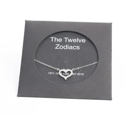 China Custom jewelry display necklace packaging card jewelry display card gift certificate with your logo for sale