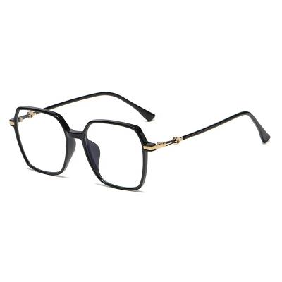 China New Arrival Blue Light Fashion Popular Oversized Frames Big Blocking Optical Glass Glasses for sale