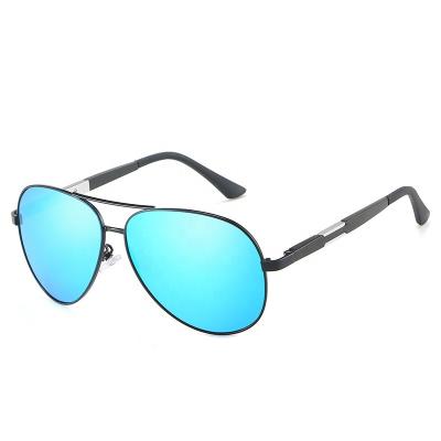 China Fashion Sun Glasses Men New Polarized Outdoor Casual Toad Mirror Film Frame Sunglasses Metal Colors Big Driving Sunglasses for sale