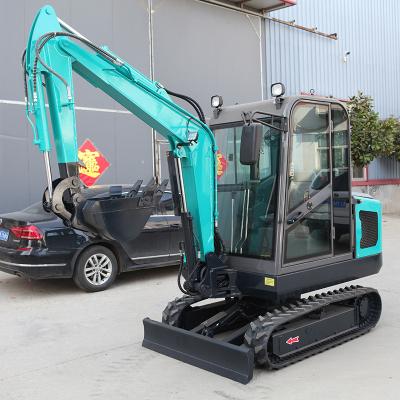 China Construction Material Stores 3.0t 3T Mini Excavator Cheap China Excavator For Garden Use for sale