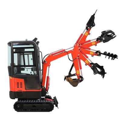 China Building Material Stores FREE SHIPPING CE/EPA/EURO 5 Wholesale China Price 1 Ton Mini Digger Mini Small Compact Excavators With Thumb Bucket For Sale for sale