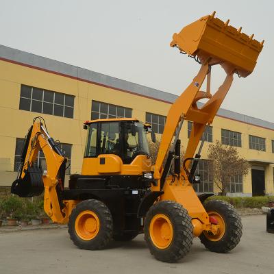 China 4x4 Farms Wheel 3 Ton Mini Backhoe Excavator Mini Backhoe Loader for sale