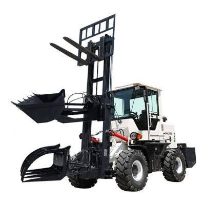 China Farms 3.5 Ton 4x4 Height Hydraulic Lifting Rough Terrain Diesel Forklift 3m for sale