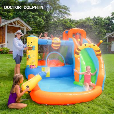 China Hot Selling New Multifunctional Best Price Bouncers Slide Inflatable Pink Water Jumping Castle for sale