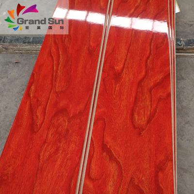 China Piano Easy Natural Wood Surface Maintenance Laminate Flooring Made in China for sale