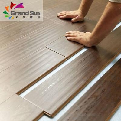 China Easy Maintenance Non Slip Composite Wood Decking Laminate Flooring Water Resistant for sale