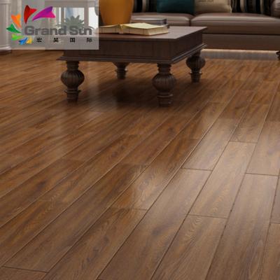 China Easy maintenance 8mm 12mm AC4 AC5 hdf art parquet laminated wood flooring with wax for sale