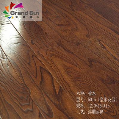 China Interior Residential Raw Bowtie Oak Wood Engineered Flooring for sale