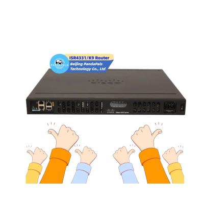 China Yes Hot Sale ISR4331/K9 Wired Enterprise Router 2 WAN/LAN Ports For Cisco Router for sale