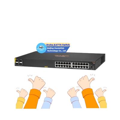 China LACP Competitive Price JL677A CX 6100 Series 24x 1GB PoE RJ-45 4x 10GB SFP+ Core Layer 2 Switch for sale