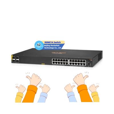 China Original LACP New Aruba R8N87A 24x 1GB PoE RJ-45 4x 1GB Fiber Optic Switch 1000mbps for sale