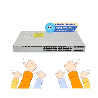 China LACP C9300L-24P-4G-E 24x 1GB RJ-45 4x 1Gigabit Industrial Ethernet SFP high quality 24 uplinks poe switch for sale