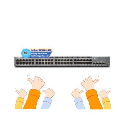 China Professional LACP supply EX3400-48T 48x 1GB RJ-45 4x 1GB SFP+ 2x 40GB QSFP+ poe switch 48 port gigabit for sale