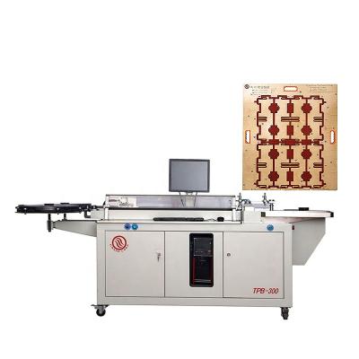 China Printing shops automatic bending machine for 2pt 3pt 4pt steel rulers bending and punching machine for sale