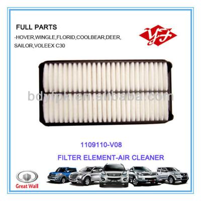 China Great Wall Cowry Air Filter Element 1109110-V08 for sale