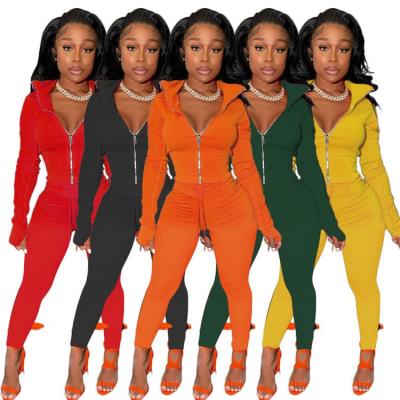 China Breathable yiyuansen wholesale custom Sweatsuits with Logo Winter Outfits Two Pieces set women two piece set for sale