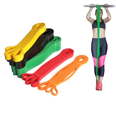 China Yoga Gym Promoter Chest String Power Band Fitness Latex Latex Resistance Bands Pilates Fitness Exercise Rubber Weightlifting Training Long Exercise Stretch Pull Bands up the help band for sale