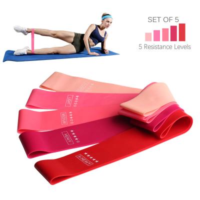 China Indoor Sporting Goods Yoga Gym Strength Equipment For Legs Hip Circle Resistance Bands And Elastic Butt Exercise Bands For Booty And Glutes Loop Band for sale