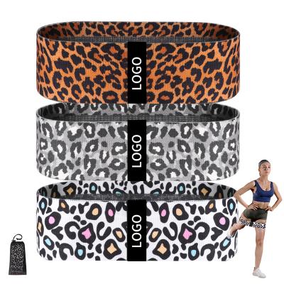 China Durable Home Gym Yoga Outdoor Sporting Goods Cotton Training Bands Hip Workout Resistance Bands Set Elastic Cloth Booty Exercise Loop for sale